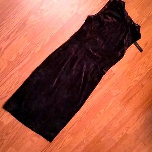 TAHARI Velvet Purple Dress